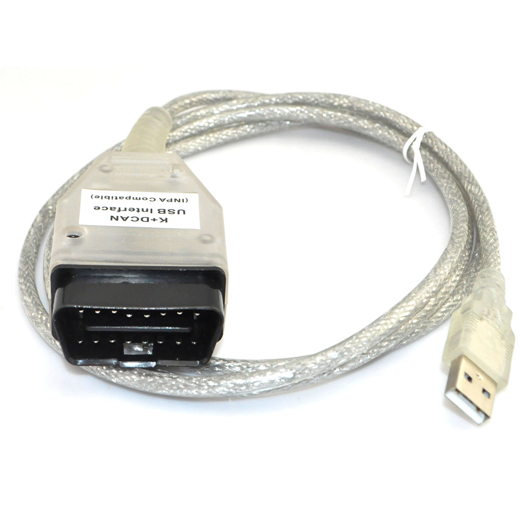 USB OBDII 2 Diagnostic Cable For BMW INPA K+CAN