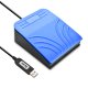 [Upgraded] iKKEGOL USB Single Foot Blue Pedal Optical Switch