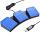 [Upgraded] iKKEGOL USB Triple Foot Pedal Optical Switch